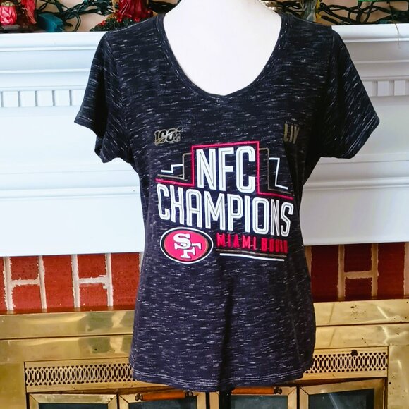 Fanatics San Francisco 49ers NFC T-shirt M Champions Miami Bound - Picture 7 of 9